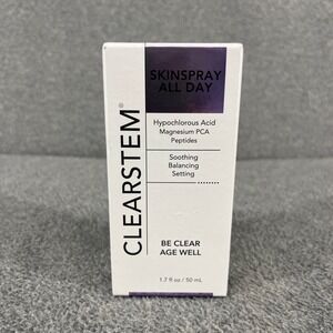 CLEARSTEM SkinSpray All Day 1.7 oz Purple Hypochlorous Acid Peptide Mist